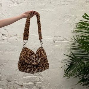 Topshop Cheetah Print Purse